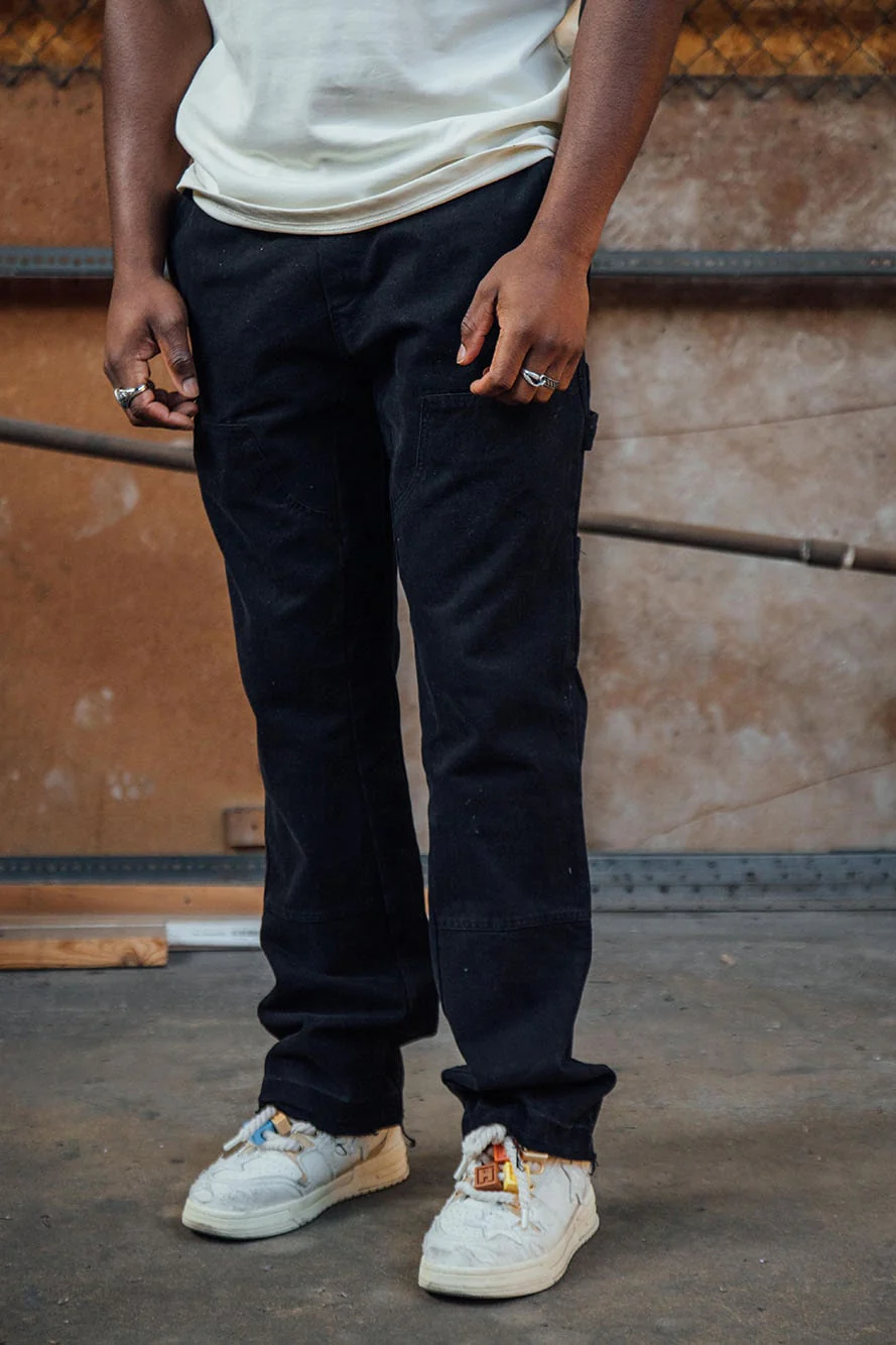 Black Carpenter Cargos