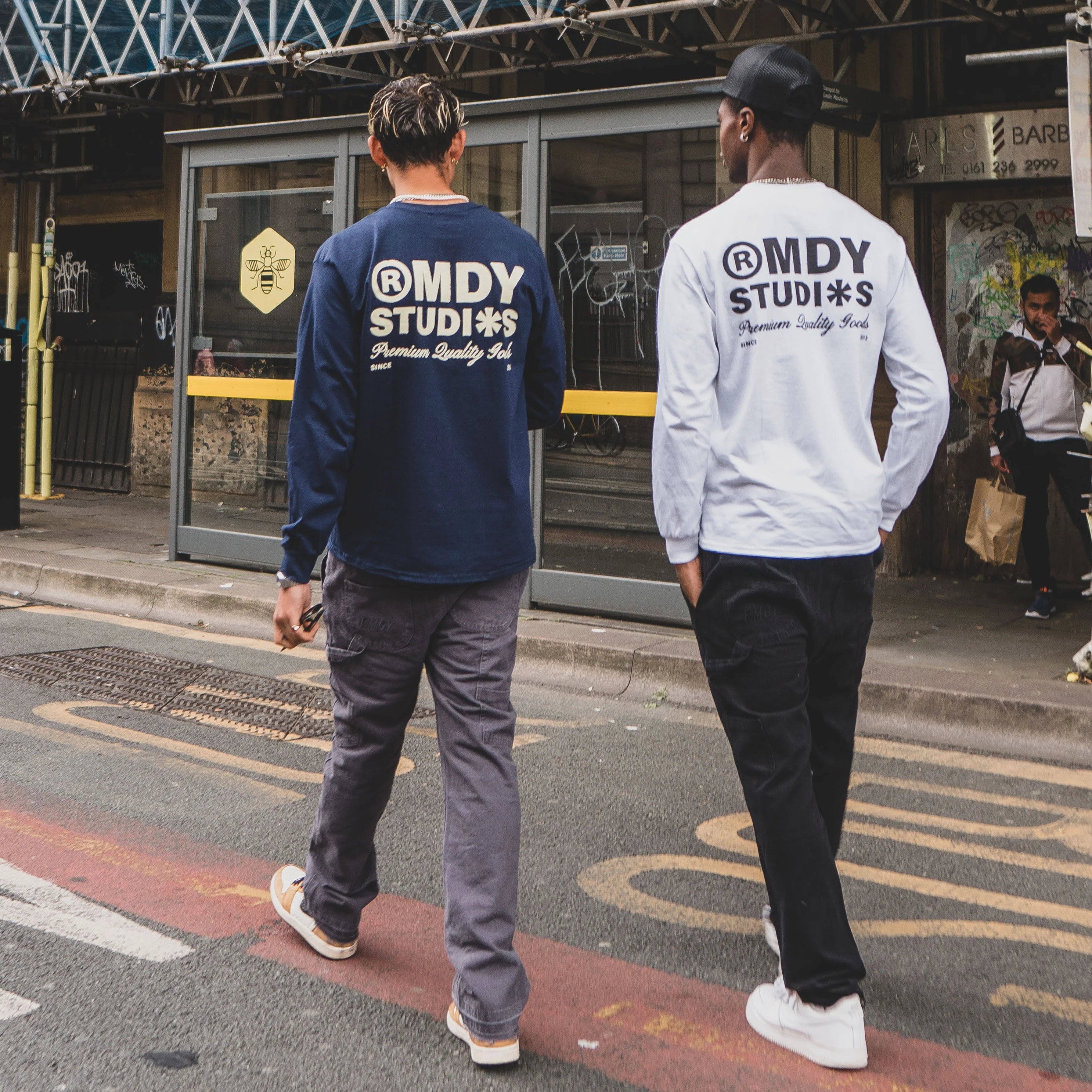 Registered RMDY. Navy Longsleeve Tee