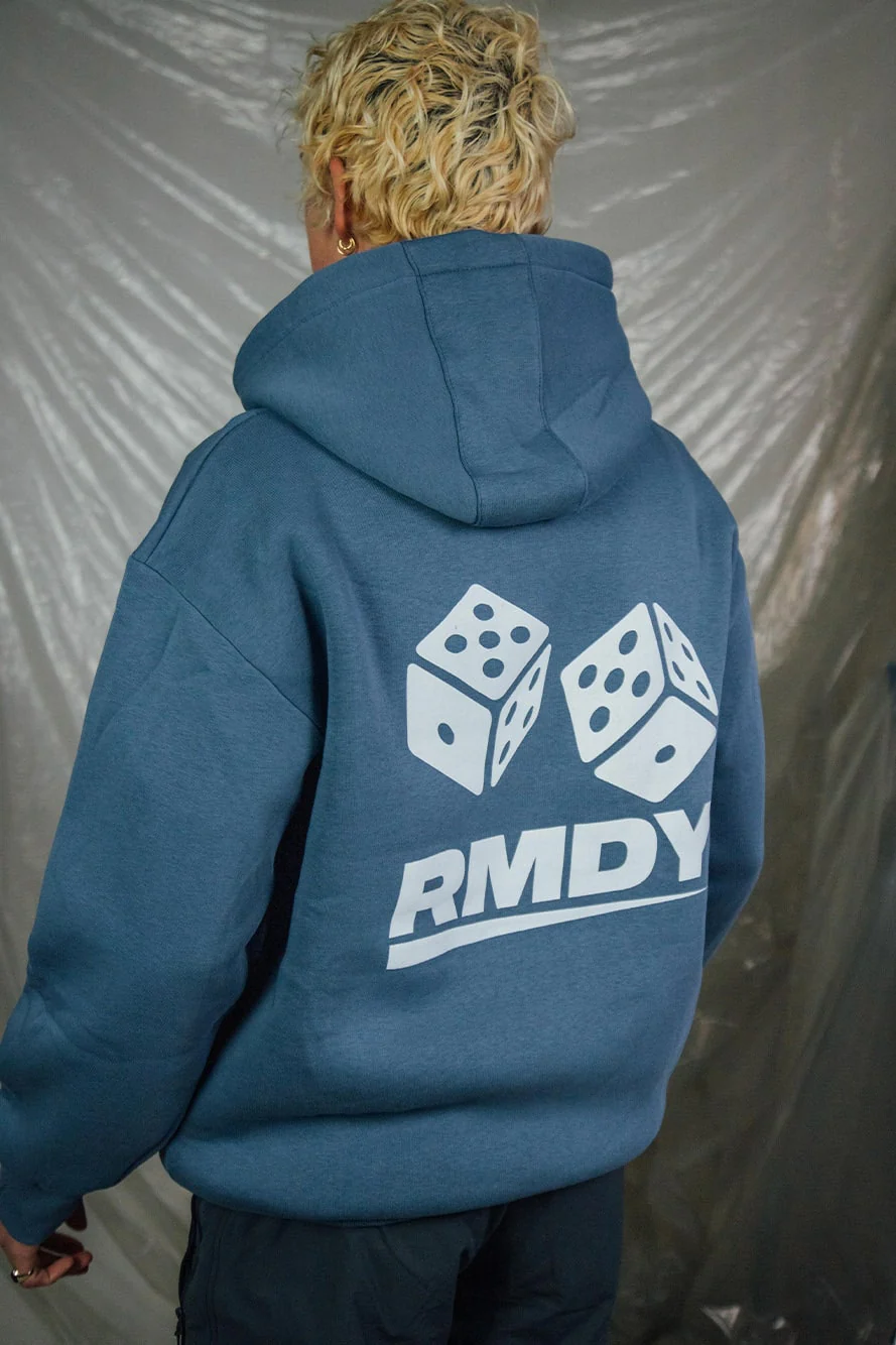 Petrol Blue Dice RMDY Hoodie