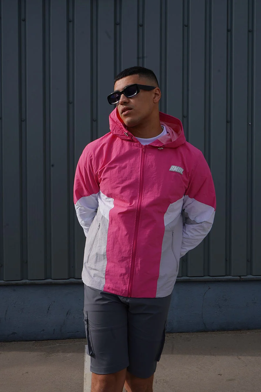 Pink Panel RMDY. Windbreaker