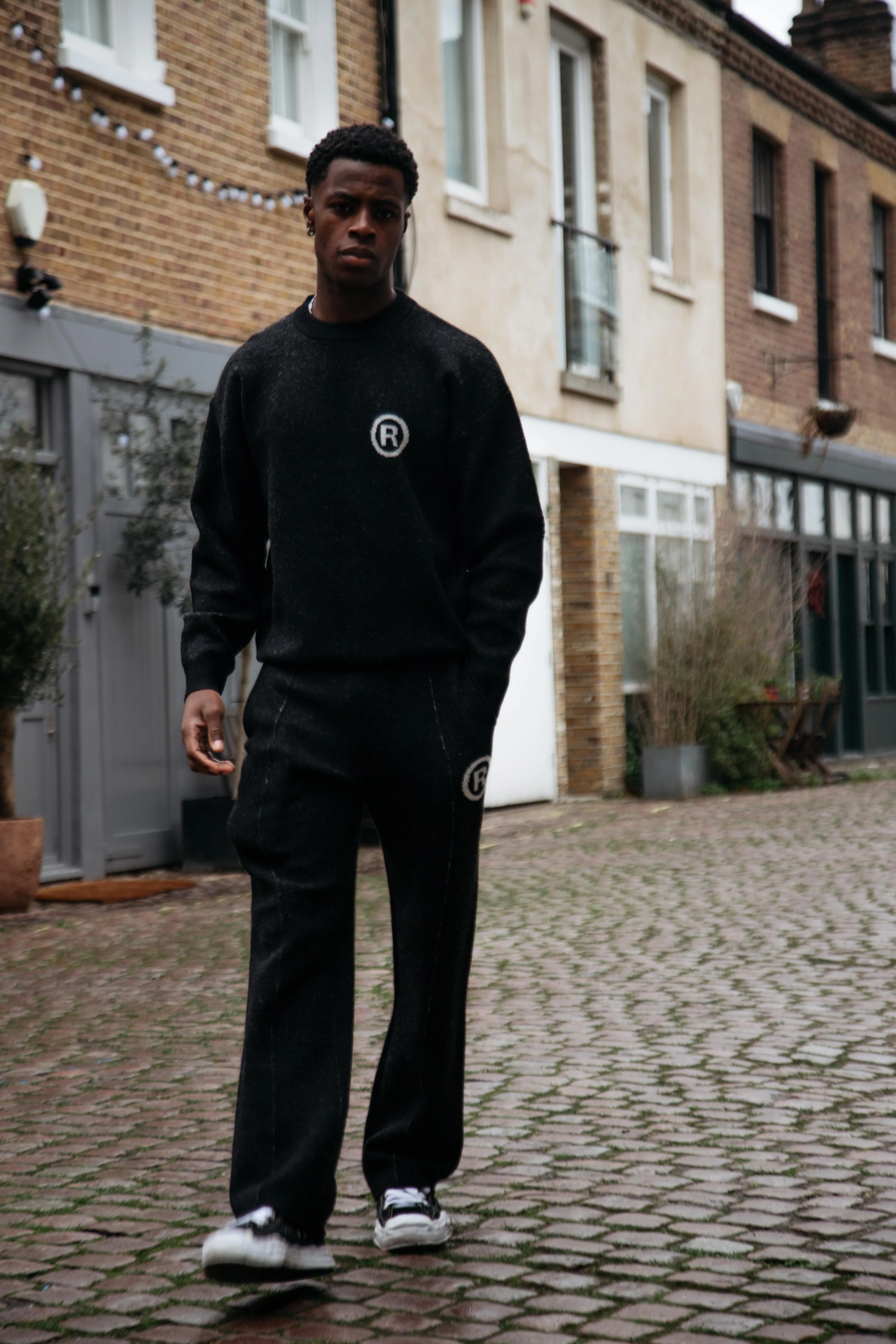 Black Knit RMDY. Studios Joggers