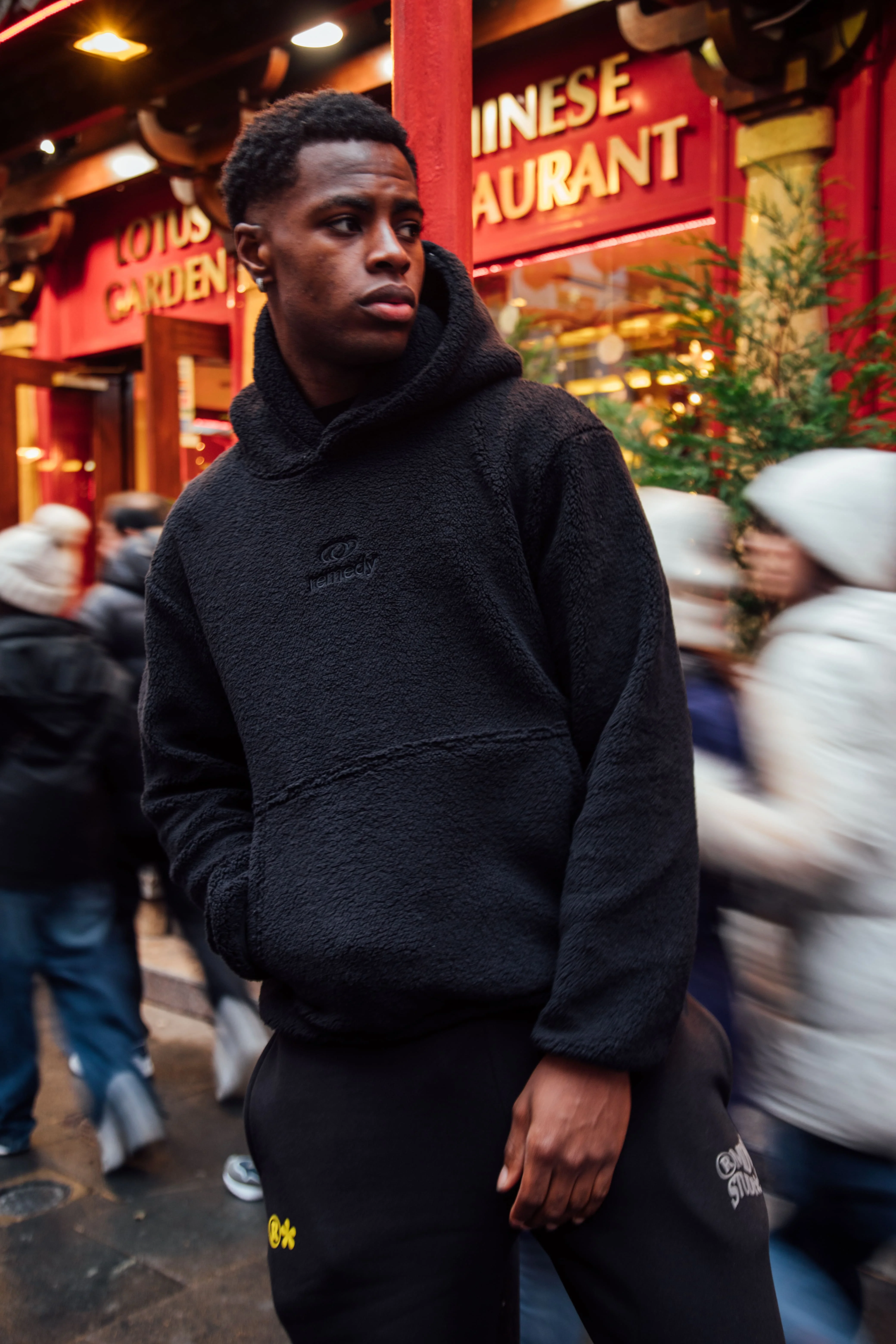 Charcoal Remedy Sherpa Hoodie