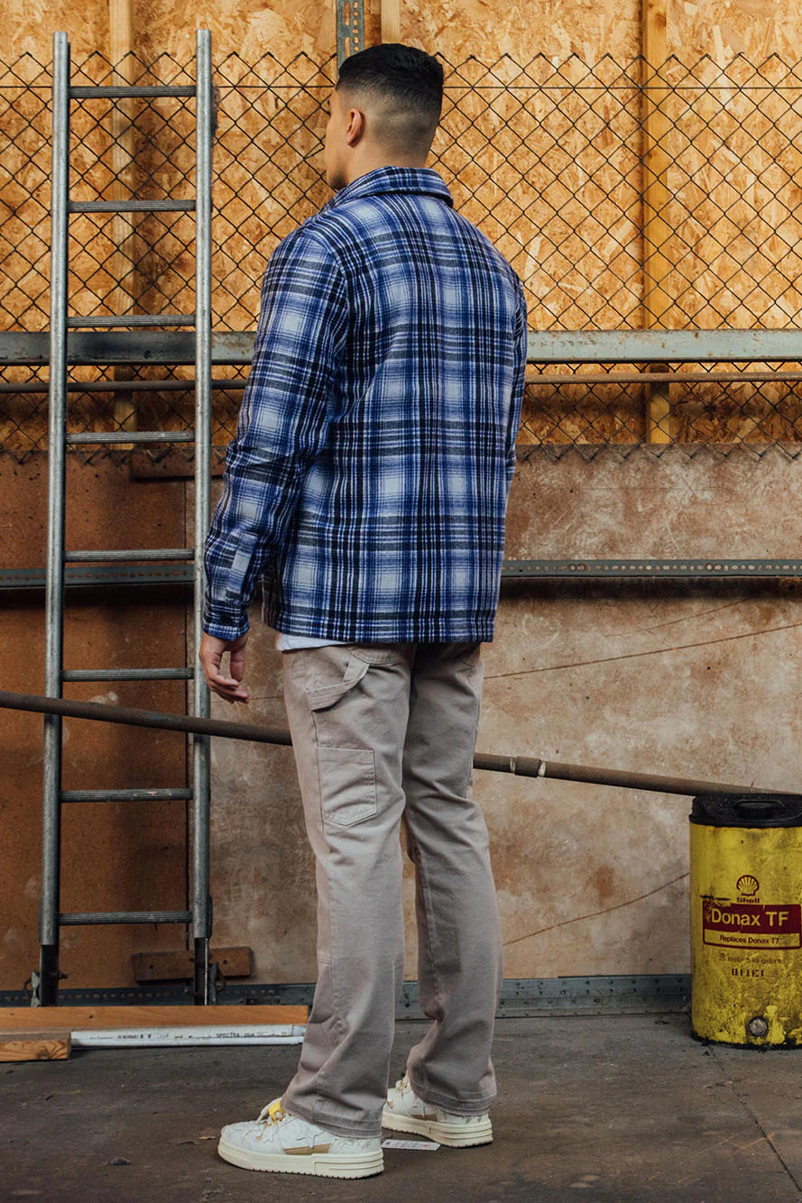 Blue Cotton Shirt Flannel