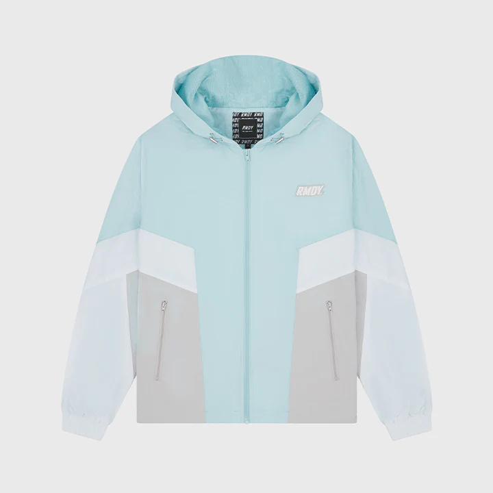 Sky Blue Panel RMDY. Windbreaker